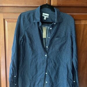 JCREW Button Down Dot Shirt